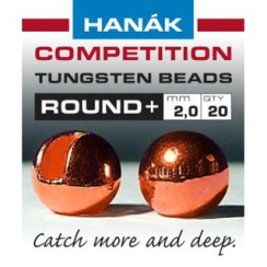 Hanak Tungsten Beads Round+ Copper