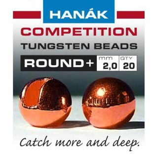 Hanak Tungsten Beads Round+ Copper 2,5MM - 0,11G