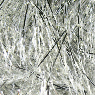 Polar Reflector Flash Chenille Silver