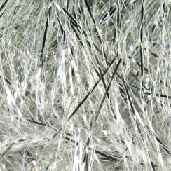 Polar Reflector Flash Chenille Silver