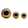 Fish-Skull Living Eyes 15.0mm (12pcs.) Earth
