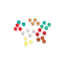 Bauers Articulation Beads Sparkle Fl. Green