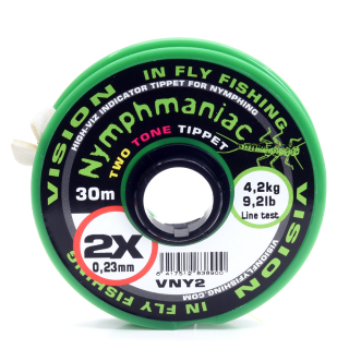 Vision Nymphmaniac Two Tone Tippet 0,23mm - 2X