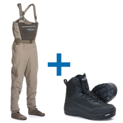 Set Waders Vision Scout Strip shoes Musta Michelin