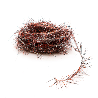 Barred Hackles Chenille Silver Pink