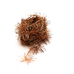 Barred Hackles Chenille Gold Orange
