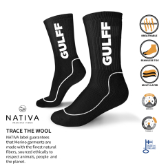 Gulff Addict Socken Merino-Wolle