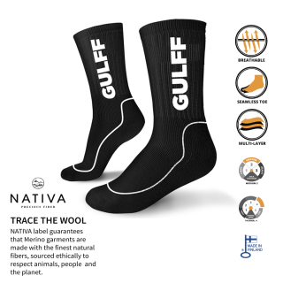Gulff Wading Socks - NATIVA™ Merinowool 39-42