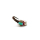 Nymphe mit Schonhaken Tungsten Rainbow Red Haken 12