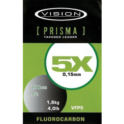 Vision Knotless Tapered Leader Fluorocarbon