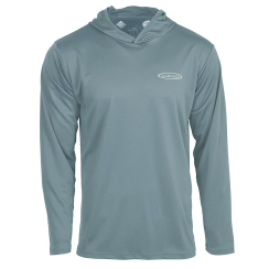 Vision Bamboo Bug & UV Hoodie - Stone Blue L - Large