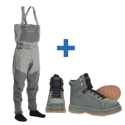 Vision Set Koski Wathose und Koski Watschuhe Gummi