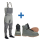 Vision Set Koski Wathose und Koski Watschuhe Gummi