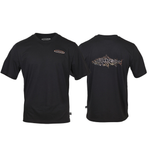 VISION BROWN TROUT T-shirt, black