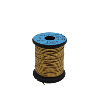 UNI-French Oval Tinsel Gold – Größe LG (5 yds)