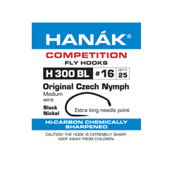 Haken Hanak Competition Czech Nymph Schonhaken Black Nickel