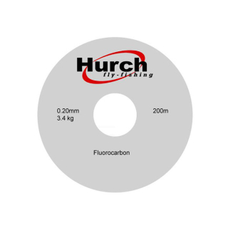 200m Vorfach Material Fluorocarbon Tippet auf Spule 0,18 - 2,6kg