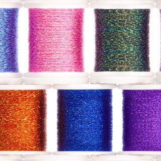 Textreme Glitter Thread - 230Den. - 35meters Gray