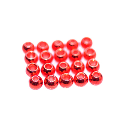 Tungsten Bead Head Ruby RED 20 pcs.