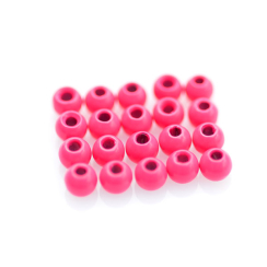 Tungsten Bead Head Fluo Pink 20 pcs.