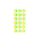 Bauers 3D Epoxy Eyes Luccio Fluorescente White/Chartreuse 16 mm